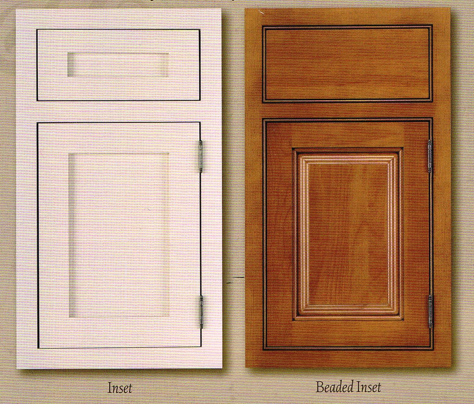 overlay cabinets door clearance